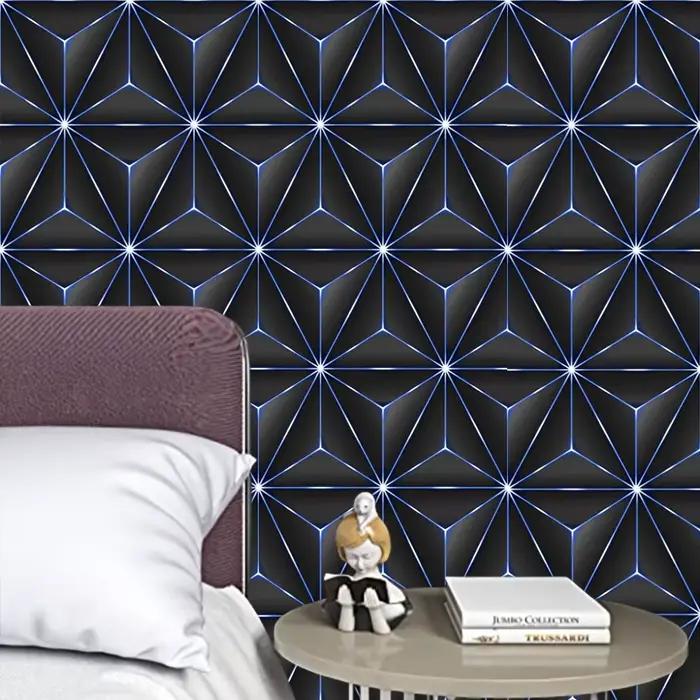 Papier peint 3D moderne auto-adhésif pour cuisine chambre salon études bureau commerce divertissement ménage résistant à l'eau moisissures feu occassions spéciales