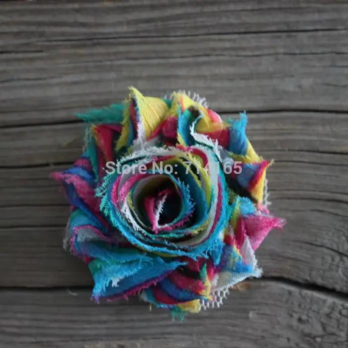 Mini fleur shabby chic de 1.5 pouces