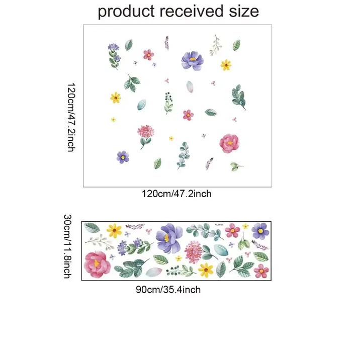 Autocollants muraux INS Boho Fleurs