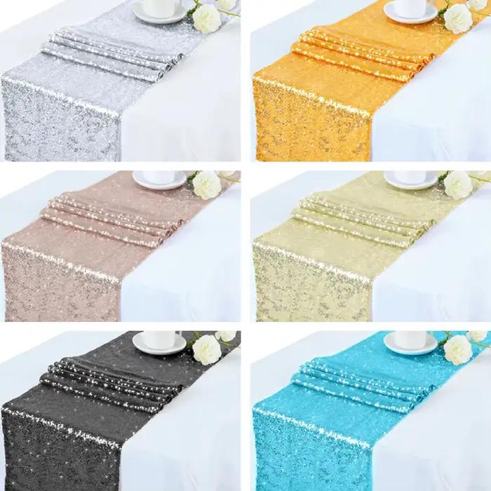 Chemin de Table Moderne et Luxueux à Paillettes