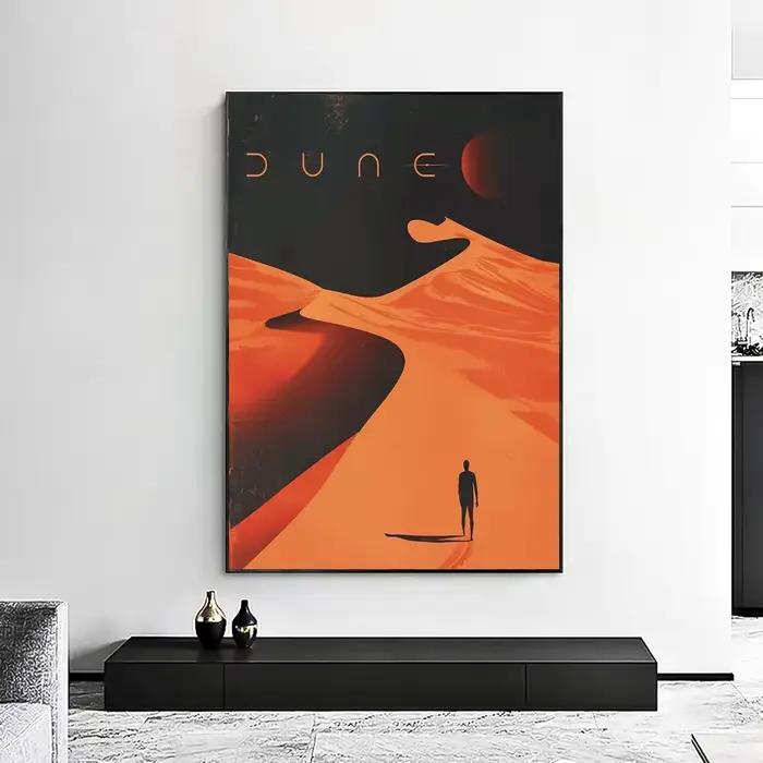 Affiche de film de science-fiction «Dune 2»