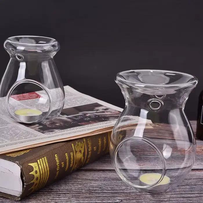 Bougie en verre de décoration nordique pour la maison