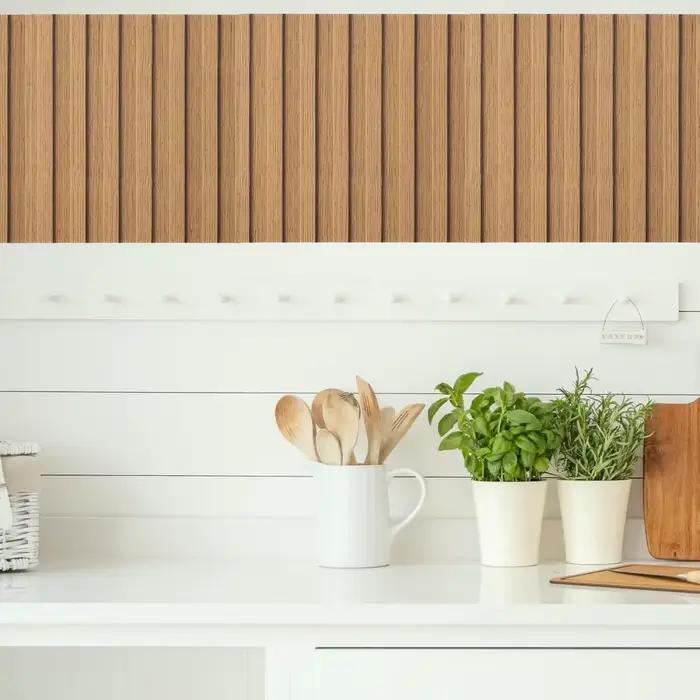 10 panneaux muraux autocollants effet bois réaliste, à peler et coller, imperméables et décoratifs