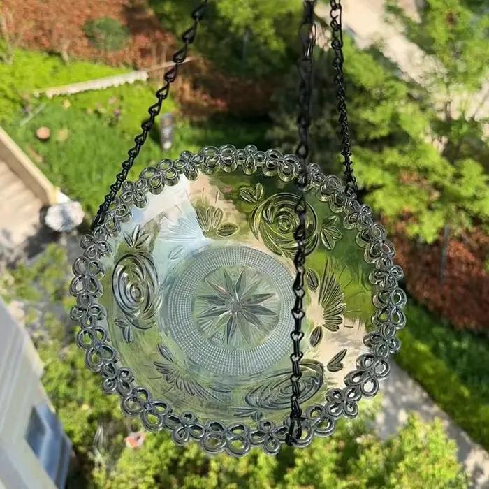 Confrontal Bird Feeding Escalade Décoration de jardin