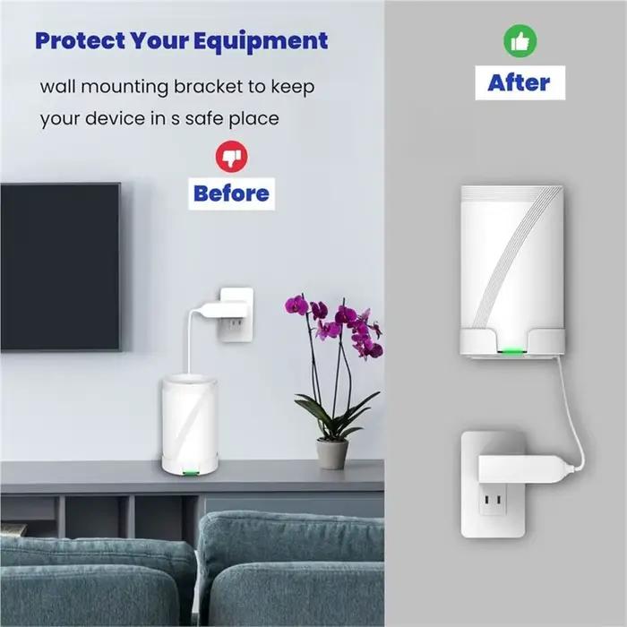 Système Wi-Fi 7 Mesh NOUVEAU pour TP-Link Deco BE63/BE65/BE67/BE68/BE10000/BE11000/BE14000, montage mural, 3 pièces, gain de pla