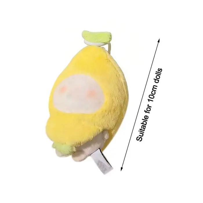 Accessoires de poupées : couvre-tête de dessin animé, vêtements, chapeau détachable, sac à dos, porte-clés, pendentif animal