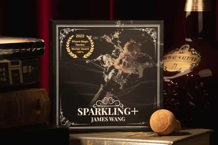 Original scintillant + par James Wang l'ultime auto-ouverture Champagne tours de magie magie magiciens accessoires Illusions Gimmicks