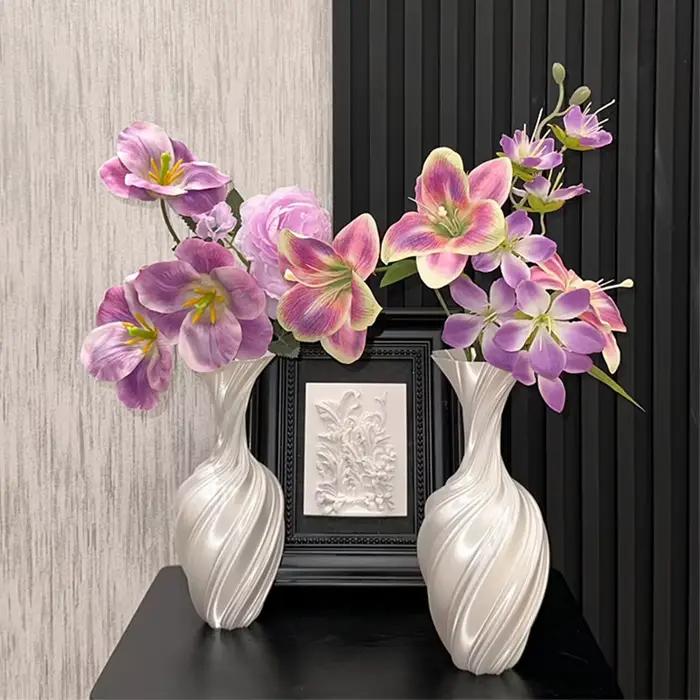 Vase à fleurs moderne imprimé en 3D