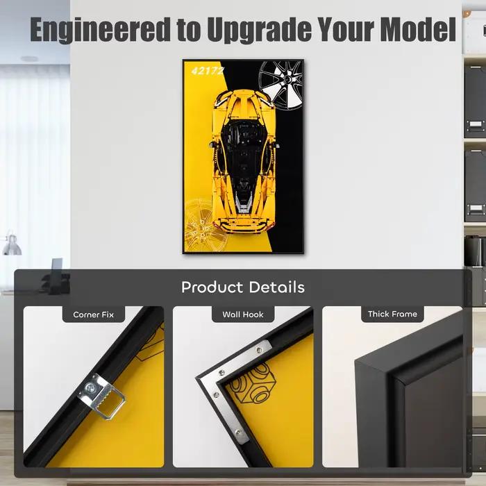 Support mural pour Lego McLaren P1 42172