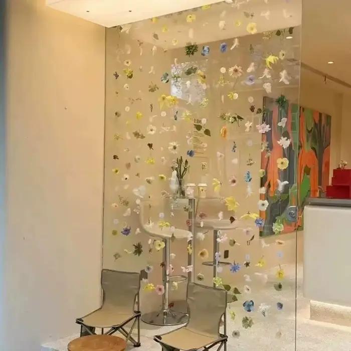 Rideau de fleurs artificielles flottantes romantiques pour décoration intérieure et événements festifs occasions spéciales