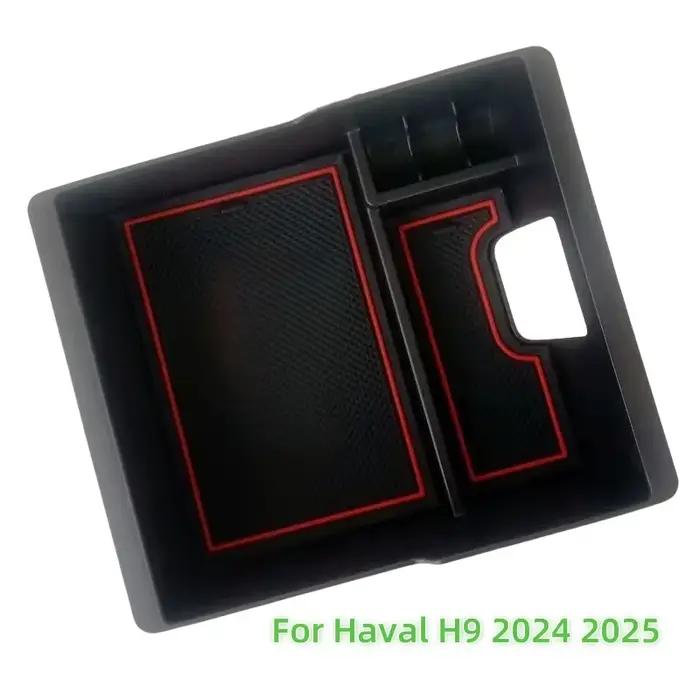 Boîte de rangement pour accoudoir de voiture, boîte de rangement pour Haval H9 2024 2025, compartiment de rangement central, boîte de rangement, accessoires de voiture
