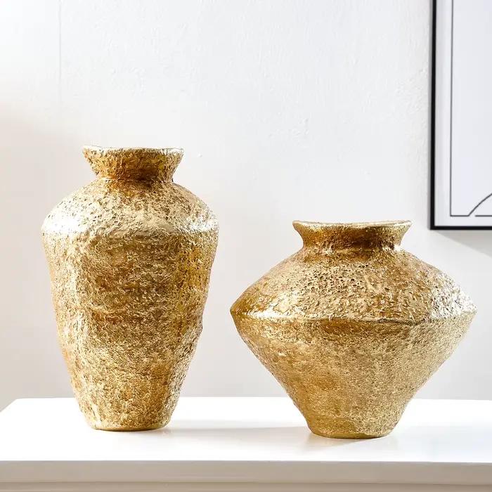 1 pièce, un vase décoratif rétro en terre cuite