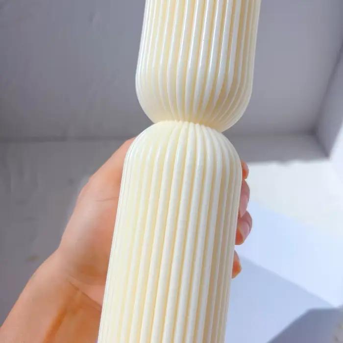 Moules à bougies cylindriques en silicone