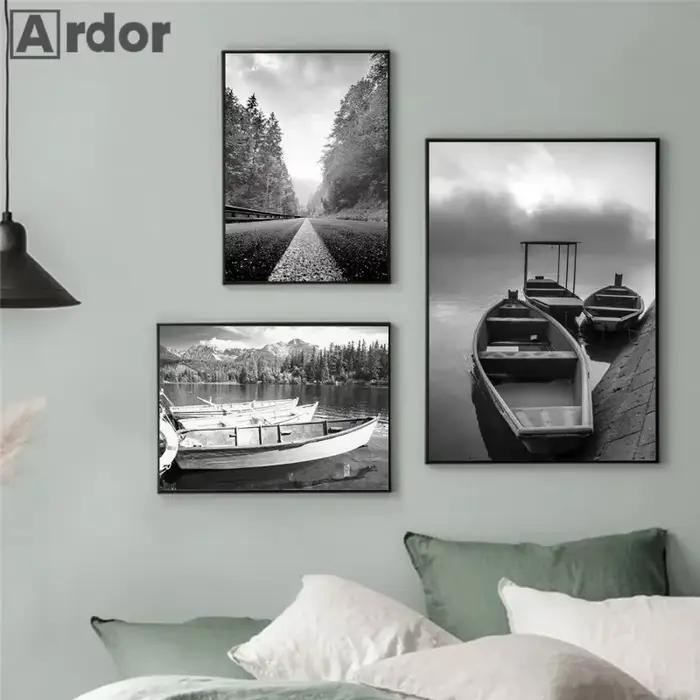Affiche d'art de toile d'impression de paysage naturel