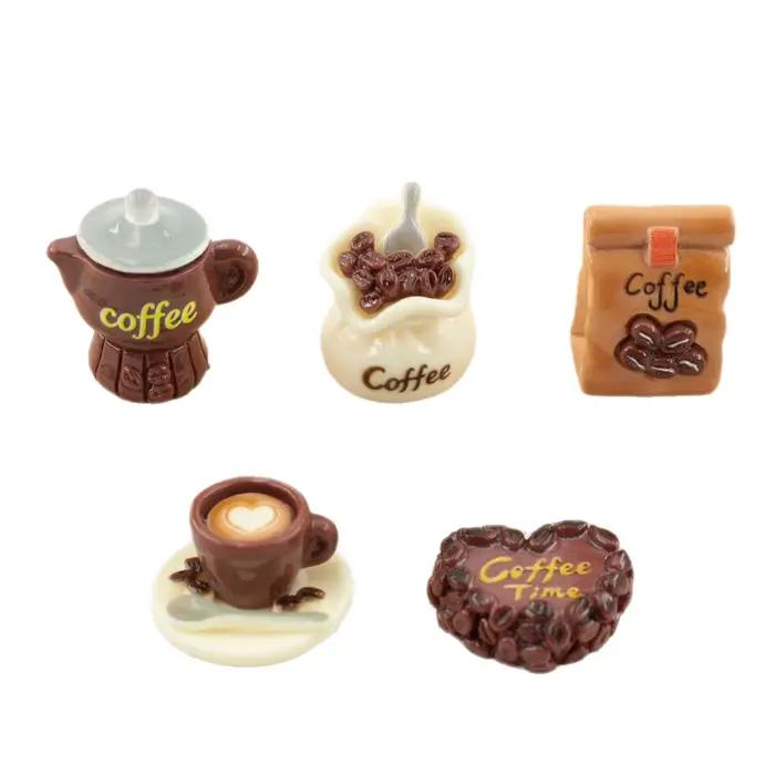 Série de café miniatures en résine