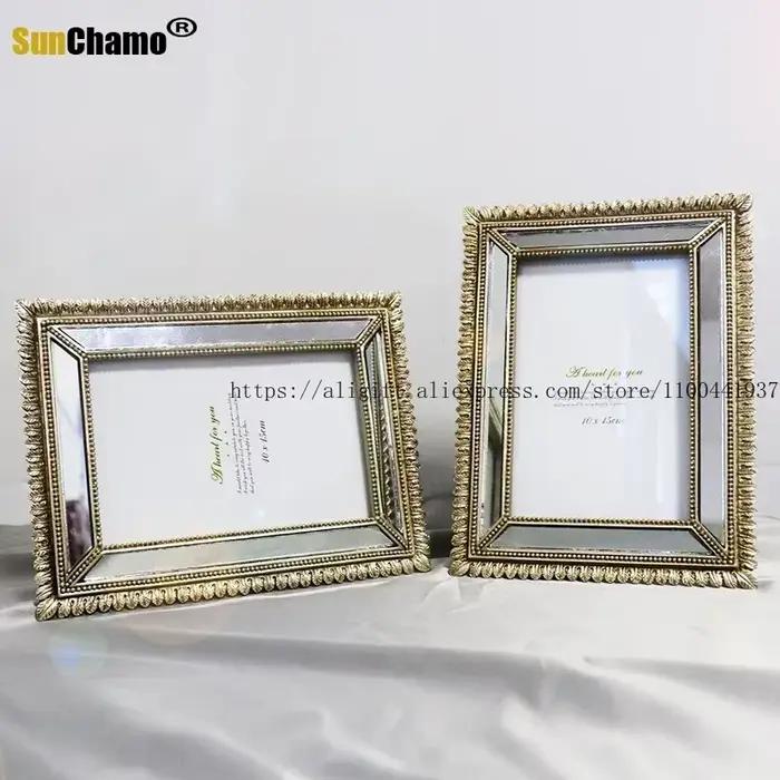 Cadre Photo en verre miroir