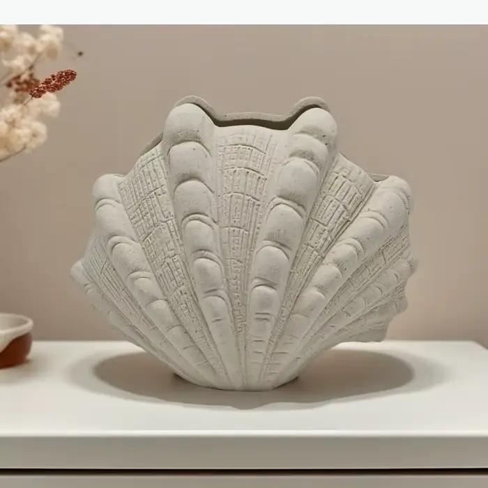Vase en céramique, ornement de bureau, arrangement de fleurs, vases hydroponiques, vase décoratif, vases à fleurs séchées, artisanat de décoration
