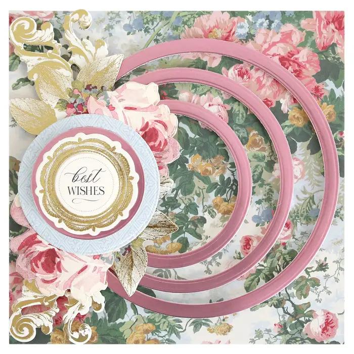 Matrices de découpe en métal Anna Griffin pour scène de Noël 3D à la lumière des bougies, cadre d'église, pour scrapbooking DIY fait main, nouveauté juillet 2026