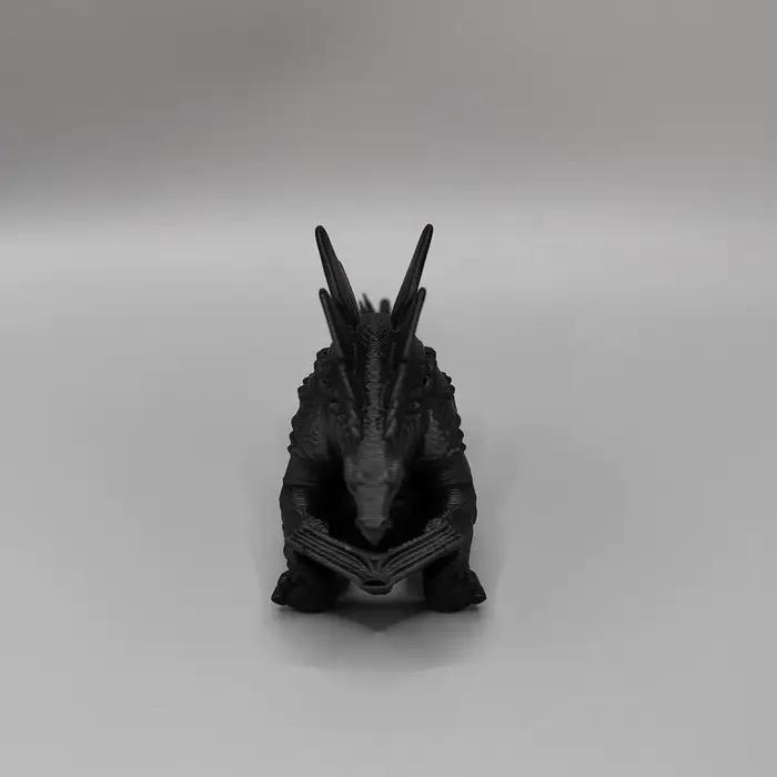 Statue statique de stégosaure One-Print, Ornement d'art de table pour la maison de style sombre
