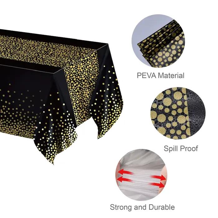 Nappe en or noir 54x108 pouces (137x274cm)