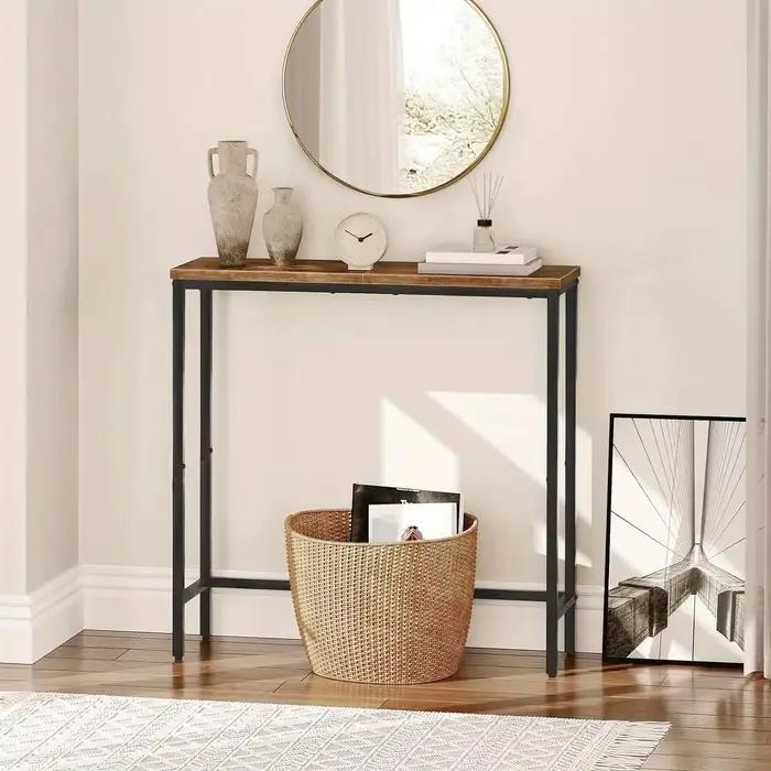 Table console - Table d'entrée moderne industrielle, salon, bureau - Table console pour entrée/salon