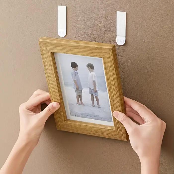 Bandes adhésives murales amovibles pour cadre photo sans dommages, pour décoration intérieure et évènements festifs 12/24 paires