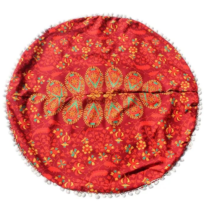 Taie d'oreiller à motif rond de 80CM