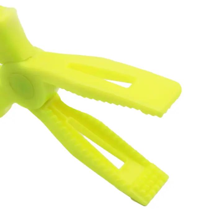 Pince de pêche antidérapante ABS, 1 pièce, pince à poisson, attrape-poisson, outil de libération, extracteur de crochet, support du corps du poisson