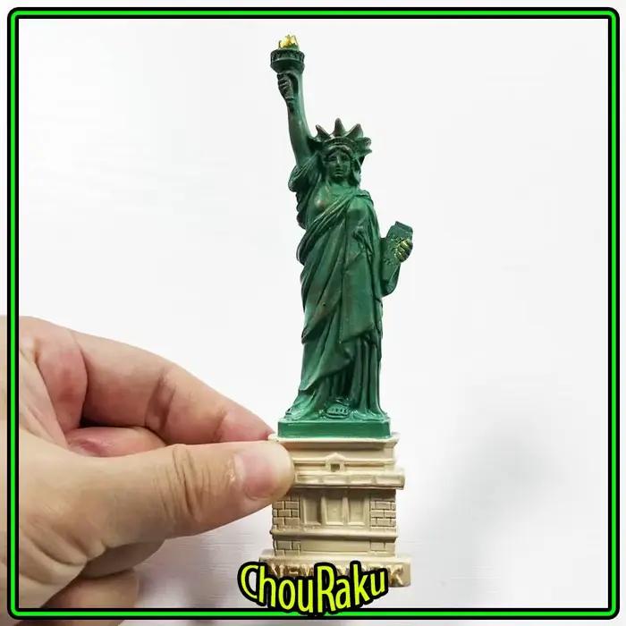 Mini Statue de la Liberté en résine, modèle 3D, aimants pour réfrigérateur, autocollant pour réfrigérateur, souvenir de voyage américain, aimant pour réfrigérateur, cadeaux créatifs