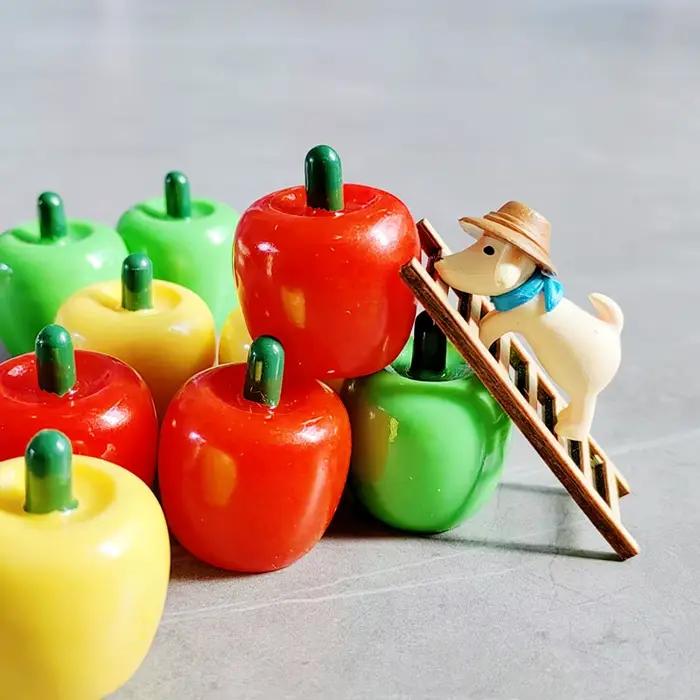 Accessoires de bricolage de pomme de noël