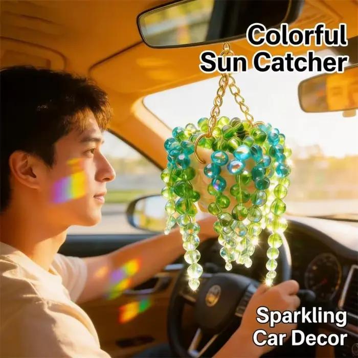 Miroir en forme de panier