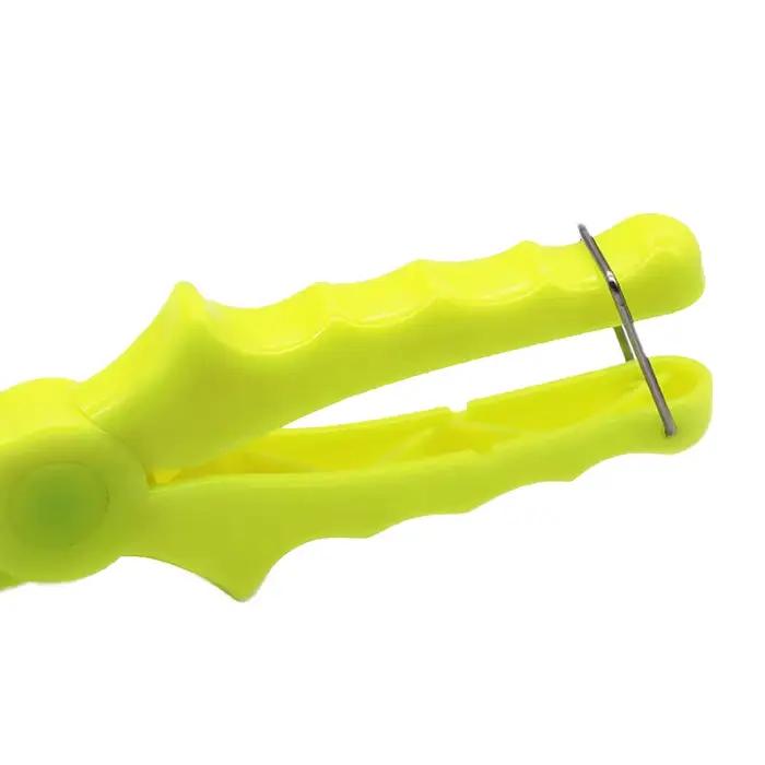 Nouvelles pinces de pêche antidérapantes 1 pièce en ABS, pince à poisson, outil de capture et de libération, extracteur d'hameçons, support de corps de poisson, tongs