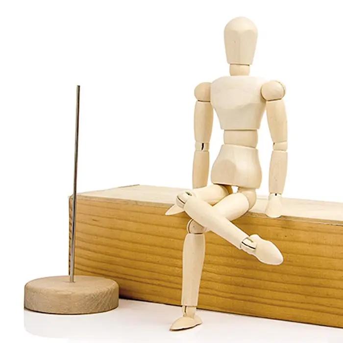Figurine à main en bois pour la décoration de la maison