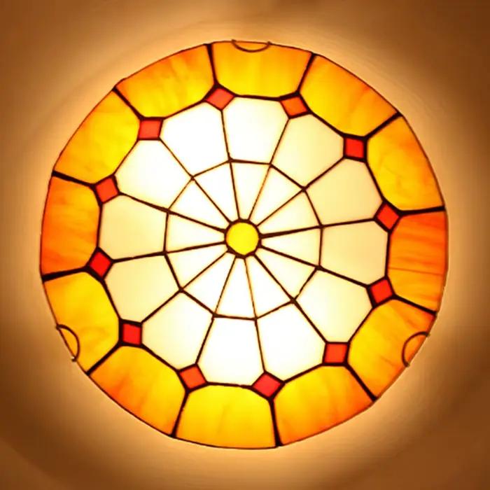 Plafonnier en verre de style européen