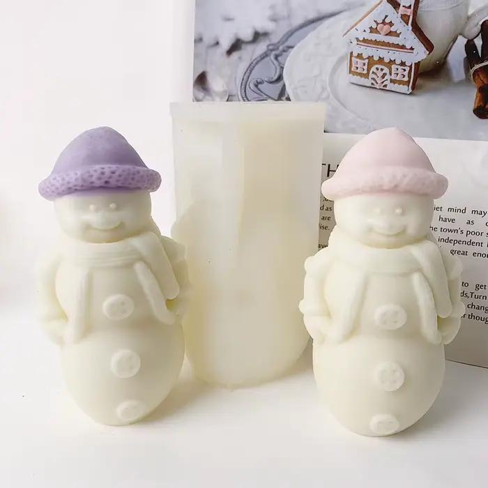 Moule de bougie de noël en Silicone