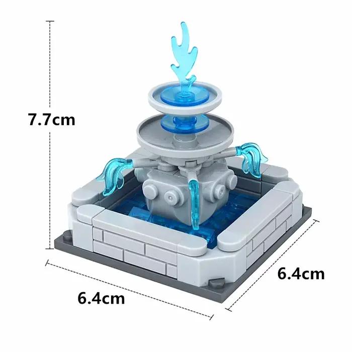 Fontaine d'eau, statue