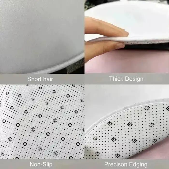 Tapis circulaire moderne imprimé boule Disco pour entrée festive et élégante occasionnelle chambre salon commercialisée