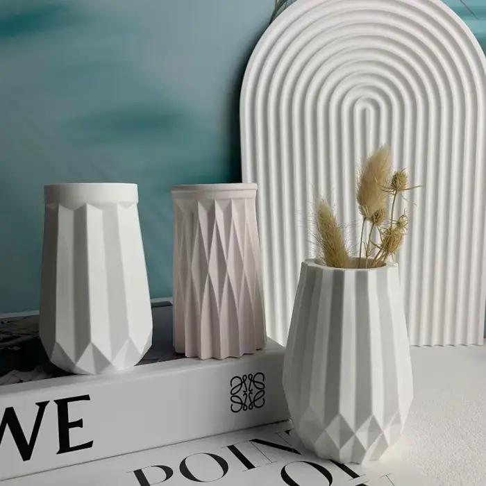 Vase à facettes en Silicone