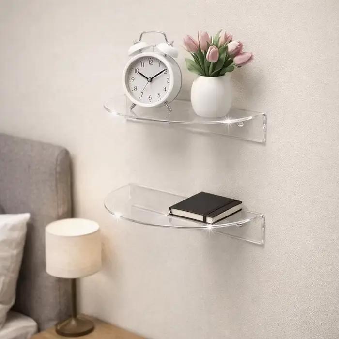 Étagère murale semi-circulaire