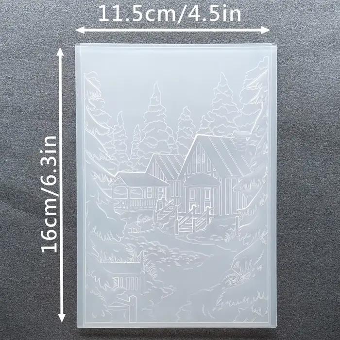 Carte de vœux artisanale en bois de forêt