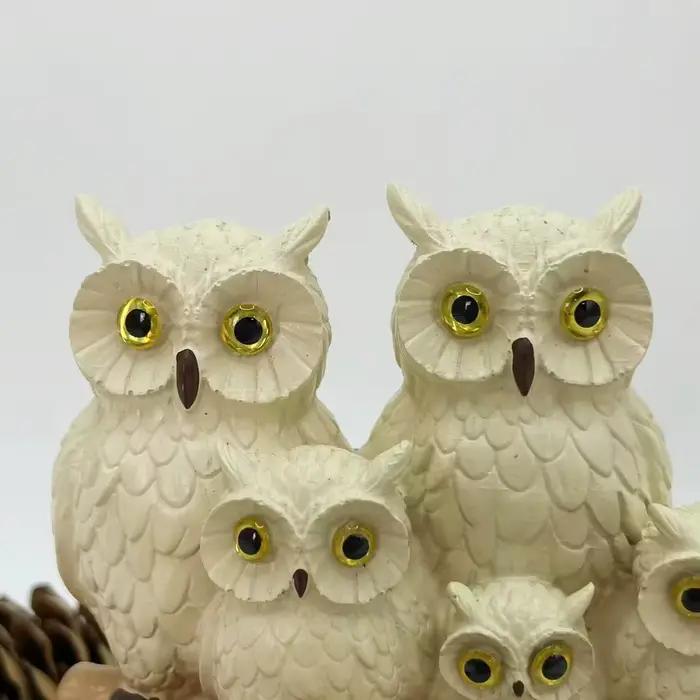 Ornements décoratifs d'animaux de hibou simples et modernes