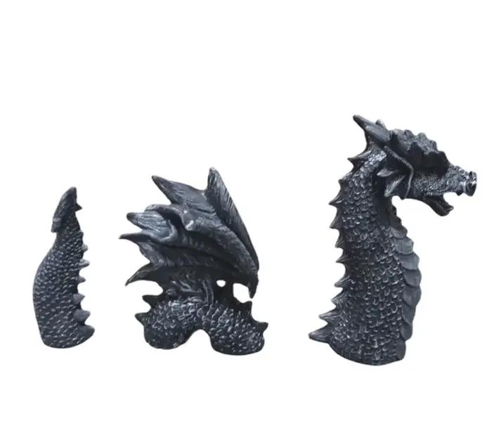 Sculpture de dragon en résine