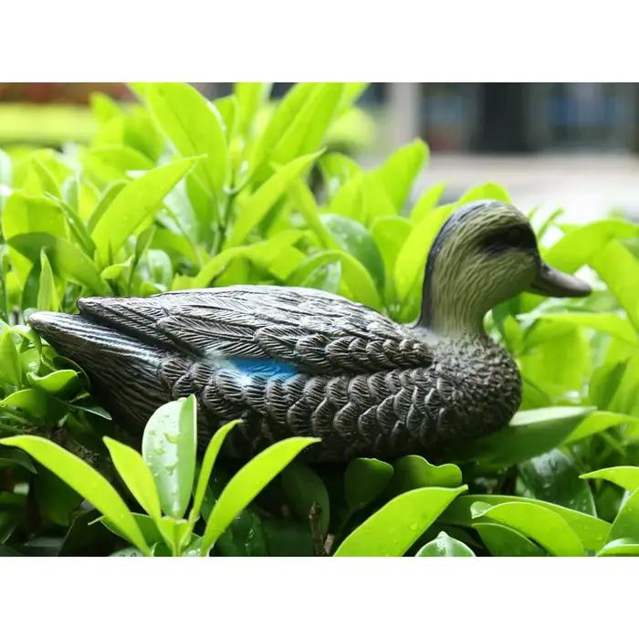 Statue de canard mandarin pour la chasse, leurre de tir, sculptures d'animaux artificiels, ornements de pelouse de jardin à la maison, sécuritaires de piscine ouvertes