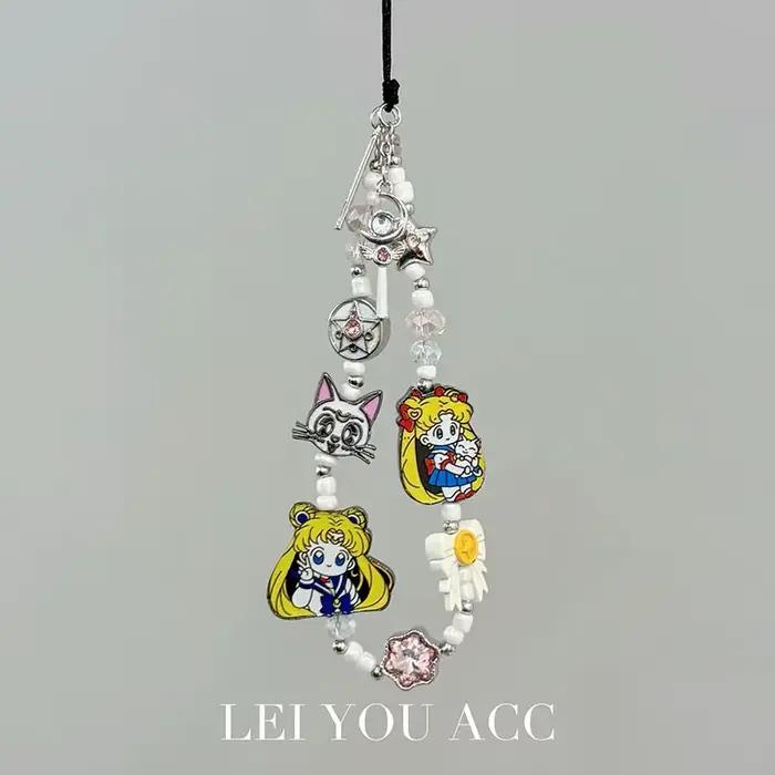 Accessoires Sailor Moon Sweet Cell, dessin animé mignon, exquis et à la mode, cadeau pour fille mignonne