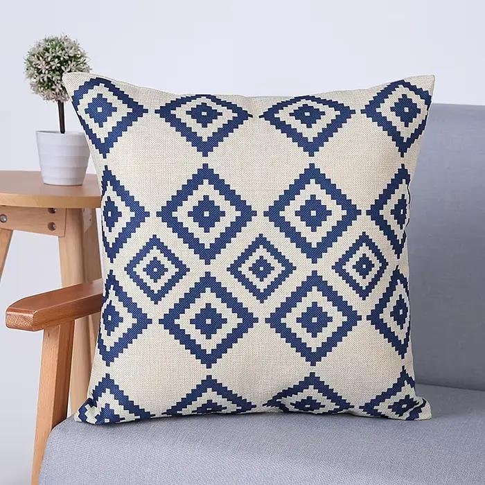 Juste de coussin géométrique pour la décoration de la maison