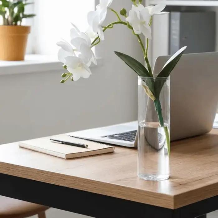 Vases transparents pour fleurs