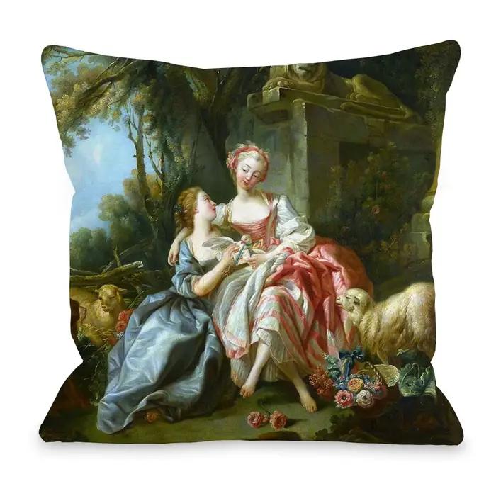 Housses de coussin décoratives de Style Rococo pour canapé