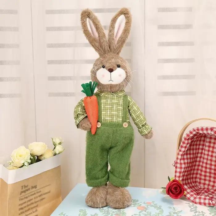 Ornement de lapin de Pâques en dessin animé