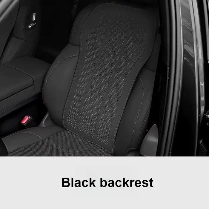 Coussin de siège de voiture universel en cuir artificiel avec support dorsal pour le confort tout au long des saisons occasions spéciales femmes hommes