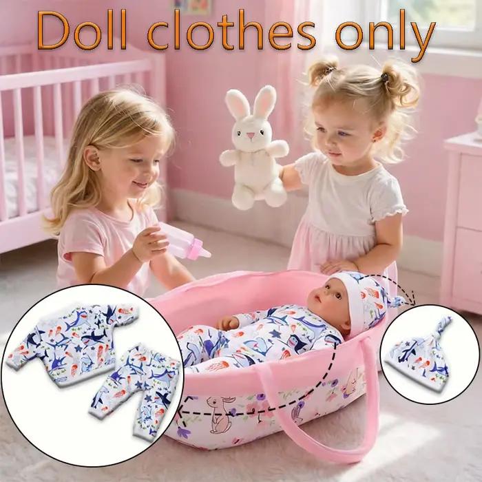 Ensemble de vêtements pour poupées Reborn - Parfait comme cadeau de Noël pour les poupées de 17 pouces